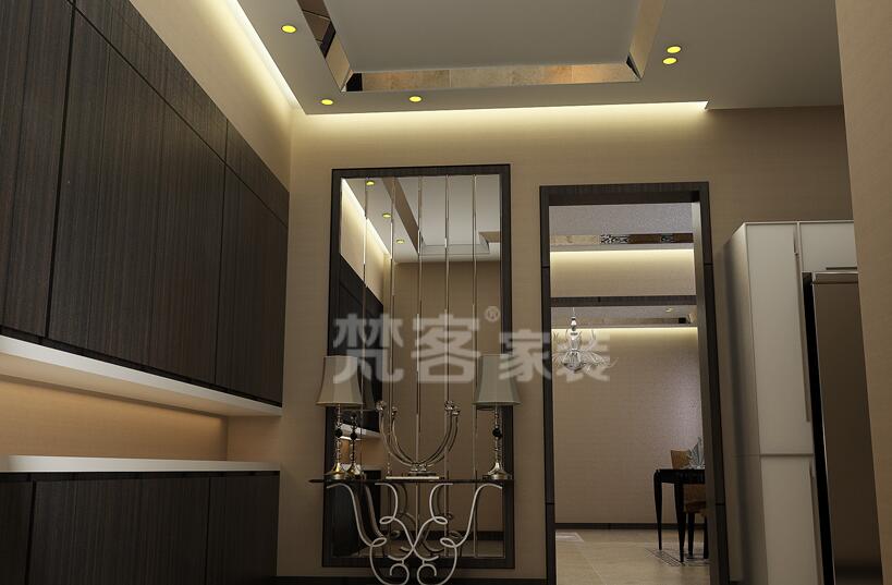天津天鵝湖1號戶型圖，梵客家裝打造溫馨現(xiàn)代簡約風(fēng)格